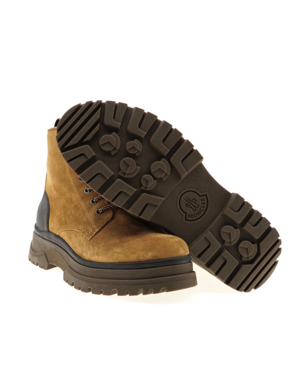 Moncler Men Ulysse Hiking Boots Brown Size 11 New - Picture 9 of 9
